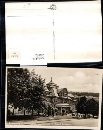 282592,Radiumbad St. Joachimsthal Jachymov Staatliches Badehaus