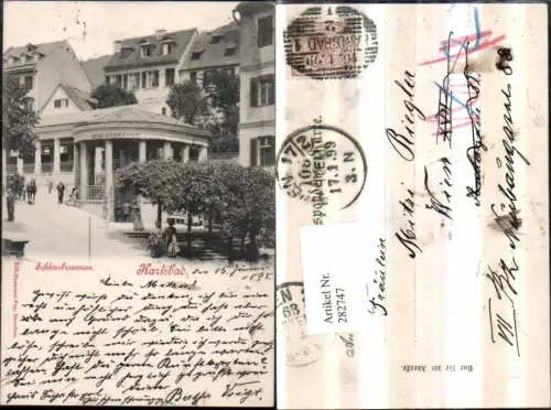 282747,Karlsbad Karlovy Vary Schlossbrunnen pub Hermann Poy 218