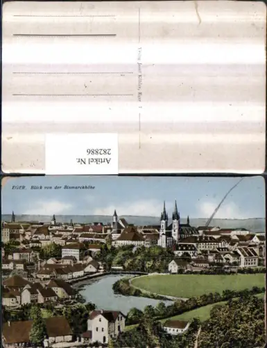 282886,Eger Cheb Totale Blick von d. Bismarckhöhe