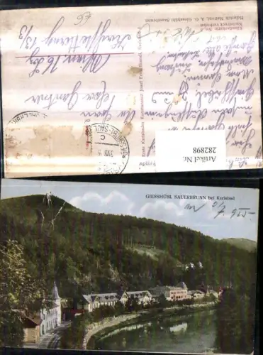 282898,Giesshübl Sauerbrunn b. Karlsbad Karlovy Vary Teilansicht