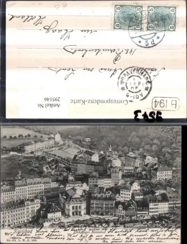 295146,Karlsbad Karlovy Vary Teilansicht Blick geg. Kaiserbad