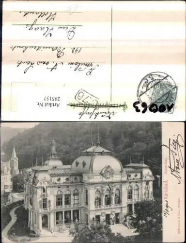 295157,Karlsbad Karlovy Vary Kaiserbad Gebäude