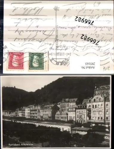 295165,Karlsbad Karlovy Vary Alte Wiese Teilansicht