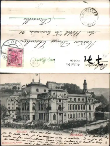 295166,Karlsbad Karlovy Vary Kaiserbad Gebäude