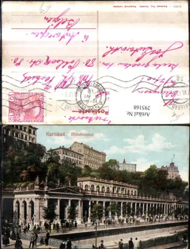 295168,Karlsbad Karlovy Vary Mühlbrunnen Kolonnade