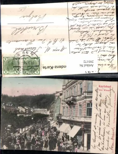 295172,Karlsbad Karlovy Vary Alte Wiese Straßenansicht