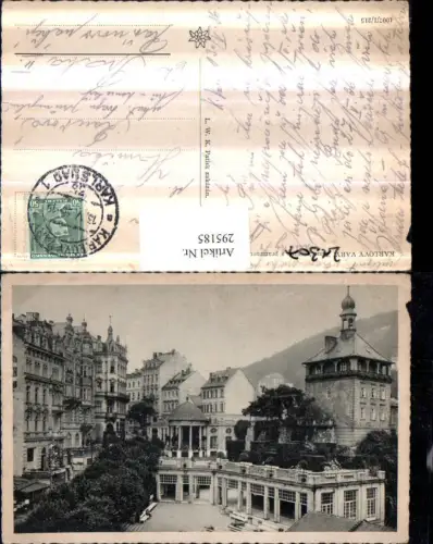 295185,Karlsbad Karlovy Vary Zamecky vrch s pramenem