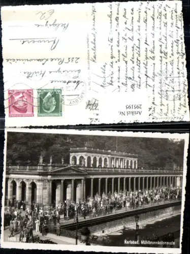 295195,Karlsbad Karlovy Vary Mühlbrunnen-Kolonnade