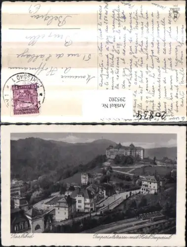 295202,Karlsbad Karlovy Vary Imperialstraße m. Hotel Imperial