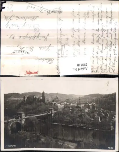 298110,Elbogen Loket Totale Brücke