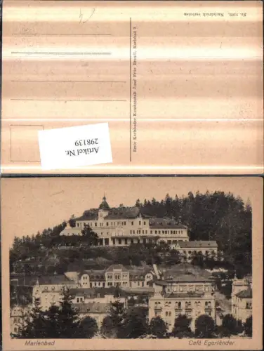 298139,Marienbad Marianske Lazne Cafe Egerländer