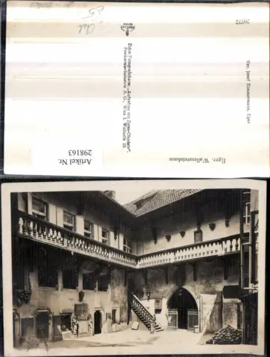 298163,Eger Cheb Wallensteinhaus Hof