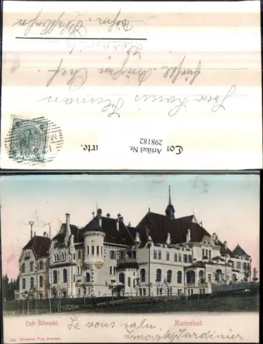 298182,Marienbad Marianske Lazne Cafe Rübezahl