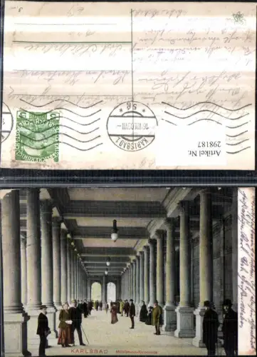298187,Karlsbad Karlovy Vary Mühlbrunn-Kolonnade Säulen