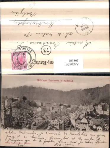 298192,Blick vom Panorama in Karlsbad Karlovy Vary totale