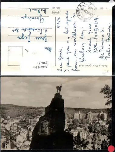 298231,Karlsbad Karlovy Vary Jeleni skok Teilansicht m. Hirschensprung