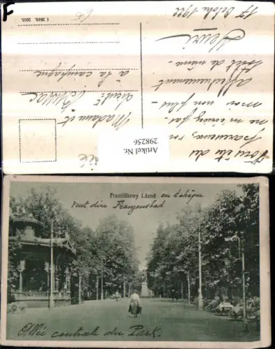 298256,Franzensbad Frantiskovy Lazne Kurpark Pavillon Denkmal