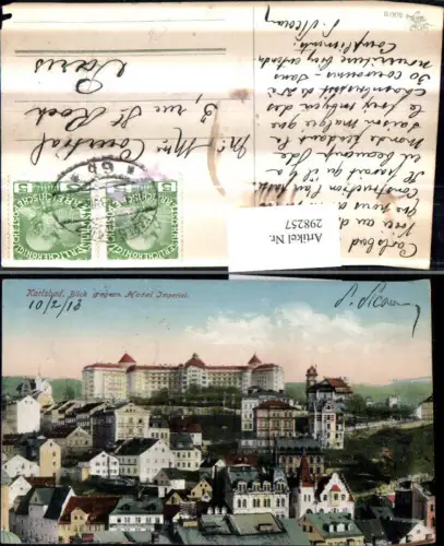 298257,Karlsbad Karlovy Vary Teilansicht m. Hotel Imperial