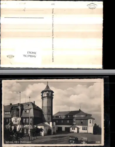 304363,Sudetengau Keilberg Klinovec b. Bozi Dar Aussichtsturm Turm