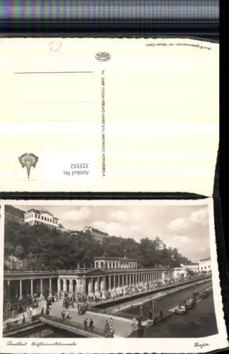 325552,Karlsbad Karlovy Vary Mühlbrunnkolonnade Brücke