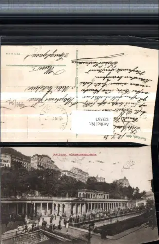 325567,Karlsbad Karlovy Vary Mühlbrunnkolonnade Brücke