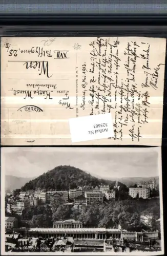 325603,Karlsbad Karlovy Vary Teilansicht Blick geg. Schlossberg