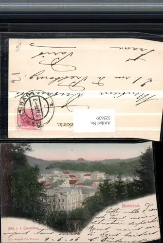 325639,Marienbad Marianske Lazne Teilansicht von d. Carolahöhe