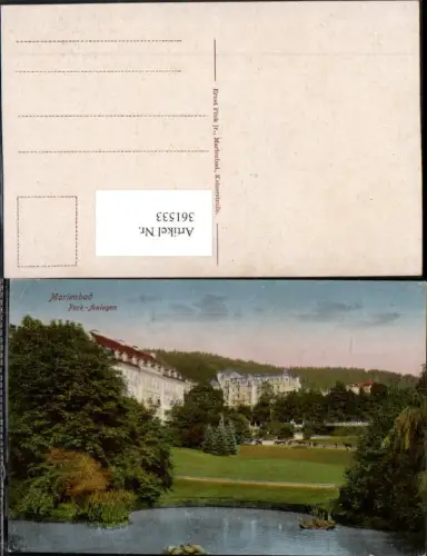 361533,Marianske Lazne Marienbad Park Anlagen