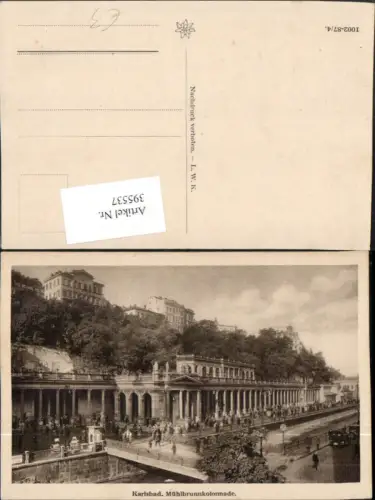 395537,Karlsbad Karlovy Vary Mühlbrunnkolonnade Brücke