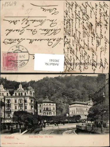 395541,Karlsbad Karlovy Vary Grand Hotel Pupp Alte Wiese