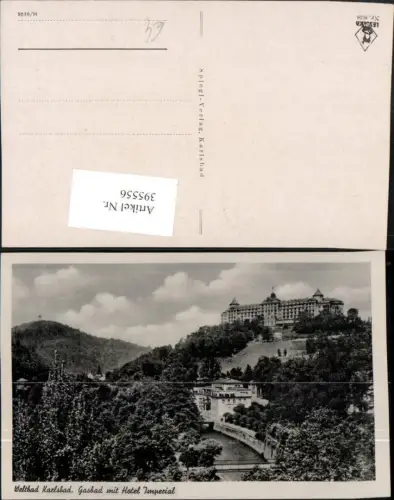 395556,Karlsbad Karlovy Vary Gasbad m. Hotel Imperial