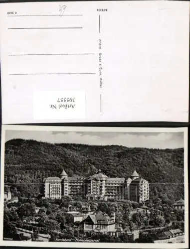 395557,Karlsbad Karlovy Vary Hotel Imperial