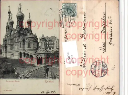475137,Karlovy Vary Karlsbad Russische Kirche
