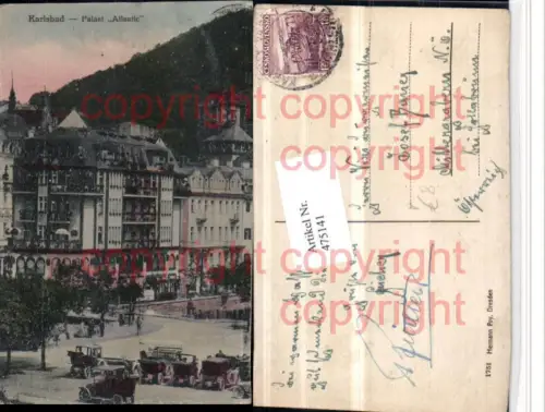 475141,Karlovy Vary Karlsbad Palast Atlantic pub Hermann Poy 1751