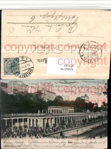 475183,Karlovy Vary Karlsbad Mühlbrunnen Kolonnade