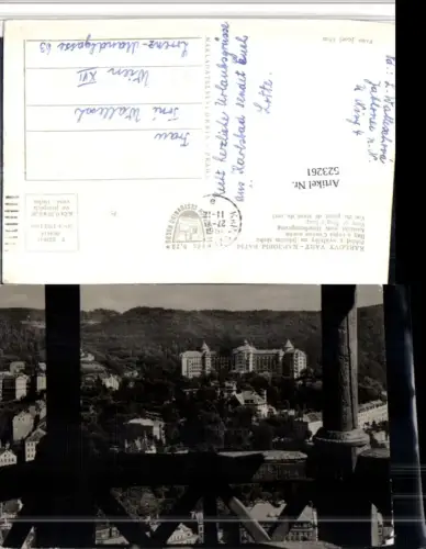 523261,Karlovy Vary Karlsbad Pohled z vyhlidky na Jelenim skoku Teilansicht