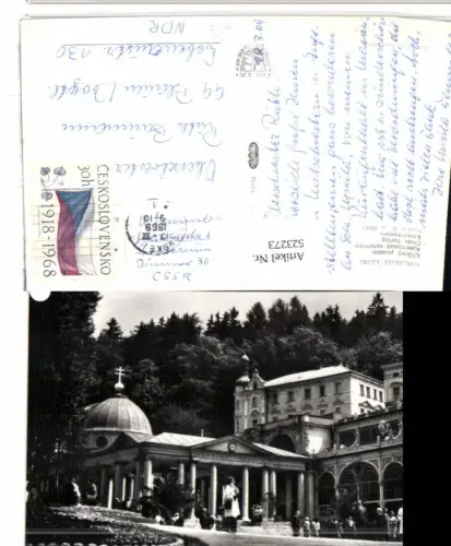 523273,Marianske Lazne Marienbad Krizovy pramen Kreuzbrunnen