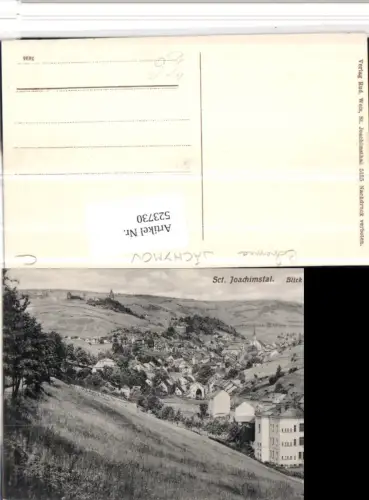 523730,St. Joachimstal Jachymov Totale vom Seilerweg
