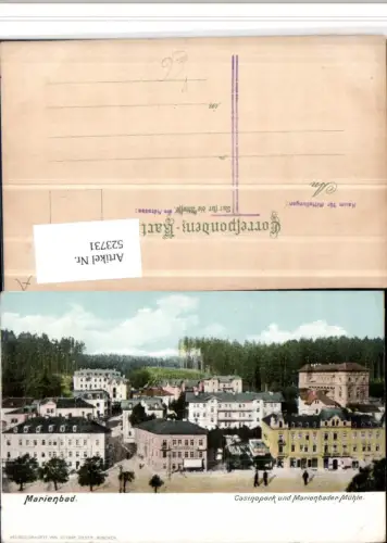 523731,Marienbad Marianske Lazne Casinopark u. Marienbader Mühle pub Ottmar Zieher