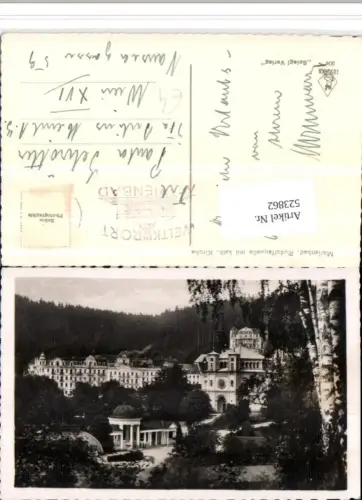 523862,Marienbad Marianske Lazne Rudolfsquelle m. Kirche