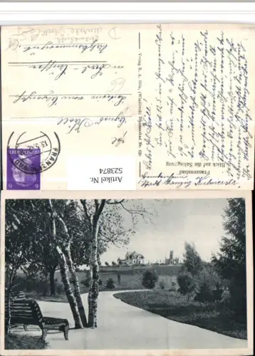523874,Franzensbad Frantiskovy Lazne Blick auf die Salingburg
