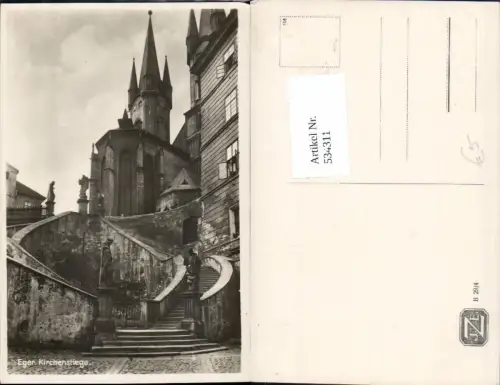 534311,Eger Cheb Stiege Kirchenstiege