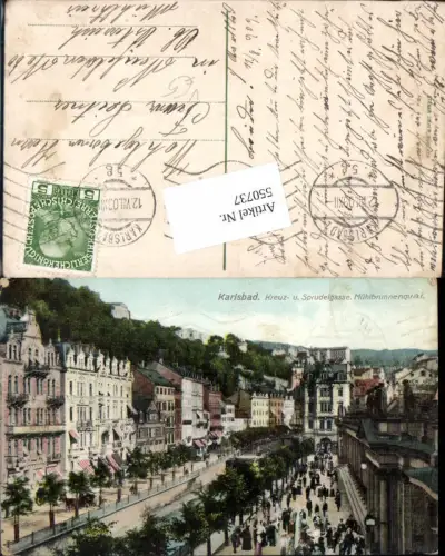 550737,Tschechien Karlsbad Karlovy Vary Mühlbrunnenquai