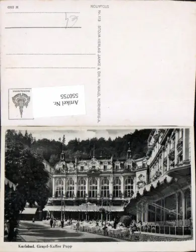 550755,Tschechien Karlsbad Karlovy Vary Grand Cafe Pupp