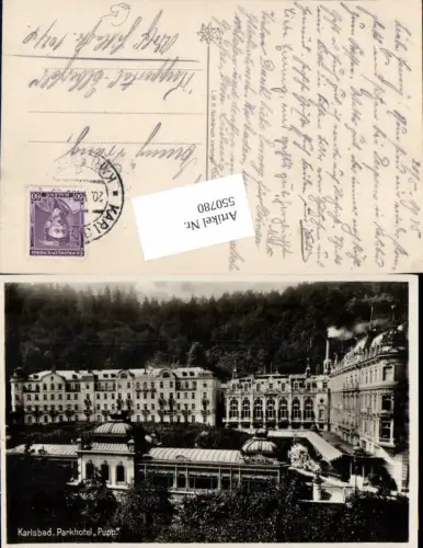 550780,Tschechien Karlsbad Karlovy Vary Parkhotel Pupp