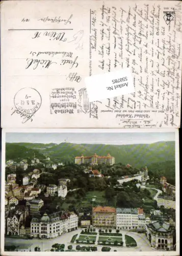 550785,Tschechien Karlsbad Karlovy Vary Hotel Imperial Feldpost