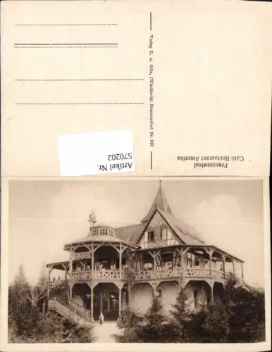 570202,Franzensbad Cafe Restaurant Amerika