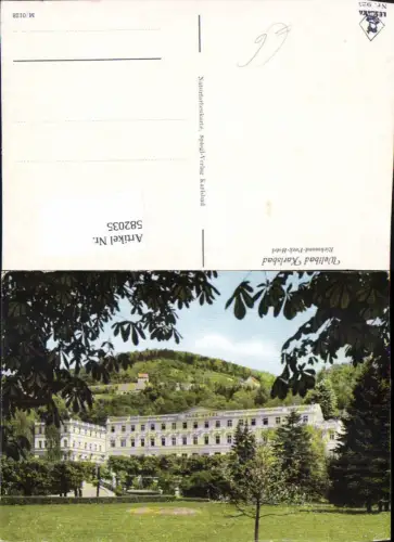 582035,Karlsbad Karlovy Vary Park Hotel Richmond