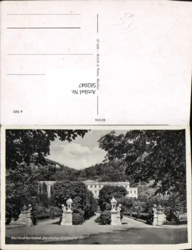 582047,Karlsbad Karlovy Vary Park Hotel Richmond
