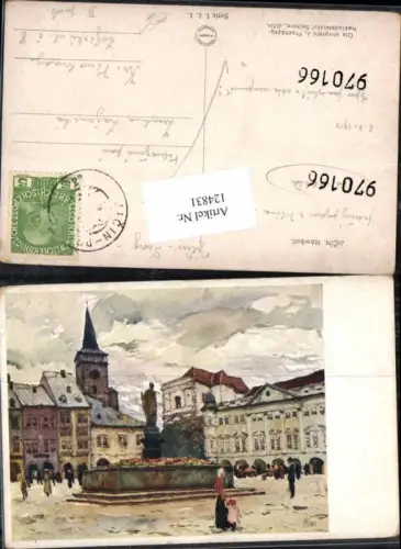 124831,Jicin Gitschin in Böhmen Marktplatz